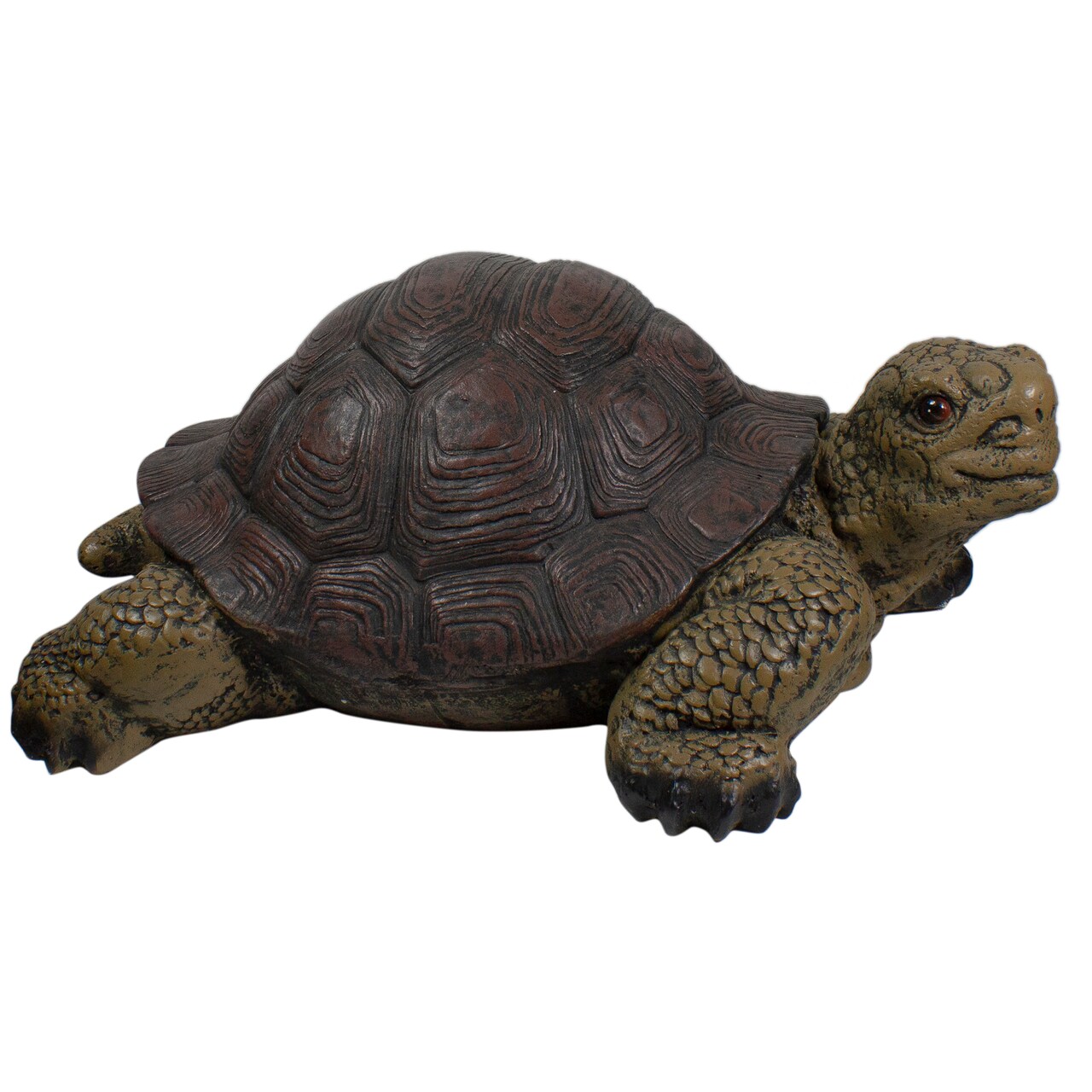 Northlight Turtle Outdoor Garden Statue - 22.75" - Brown and Green